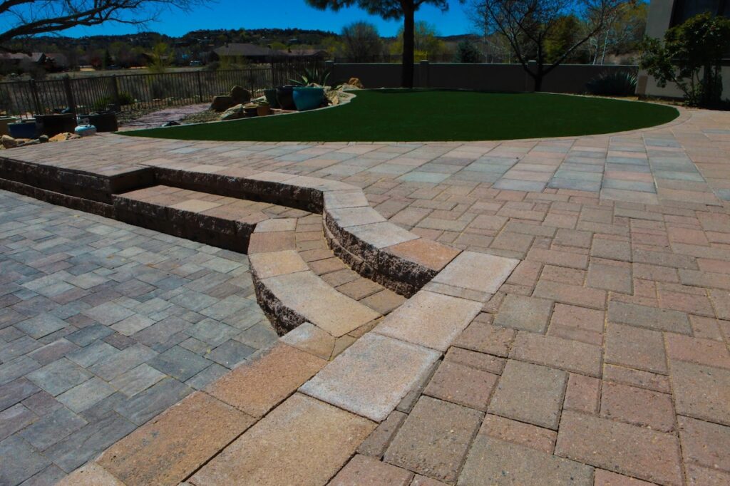Pavers, Paver Steps, Hardscapes, Turf Picture