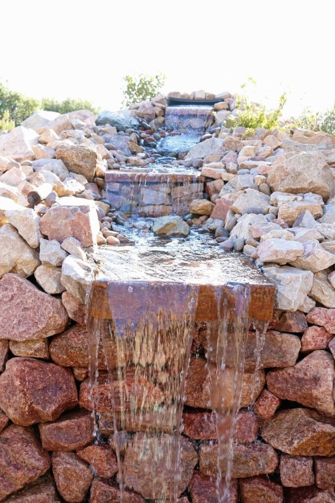 landscaping-service-waterfall-pond-zebrascapes-prescott-valley-az